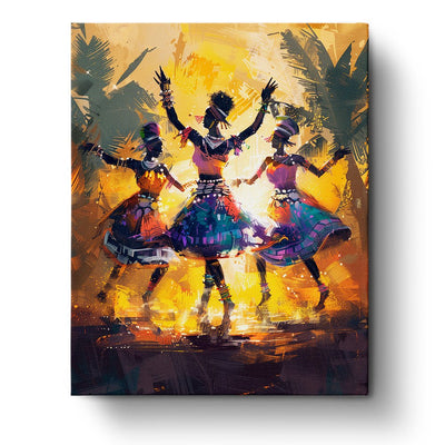 African Dancers - miicreative - Paint by Numbers Custom Kit