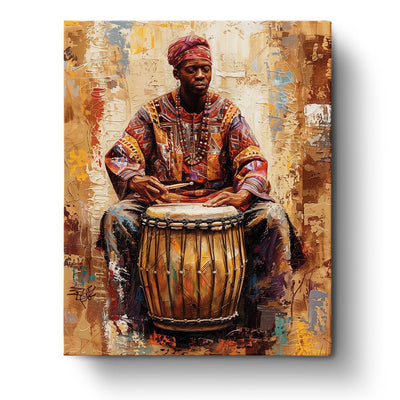 African Drummer - miicreative - Paint by Numbers Custom Kit