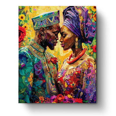 African Wedding - miicreative - Paint by Numbers Custom Kit