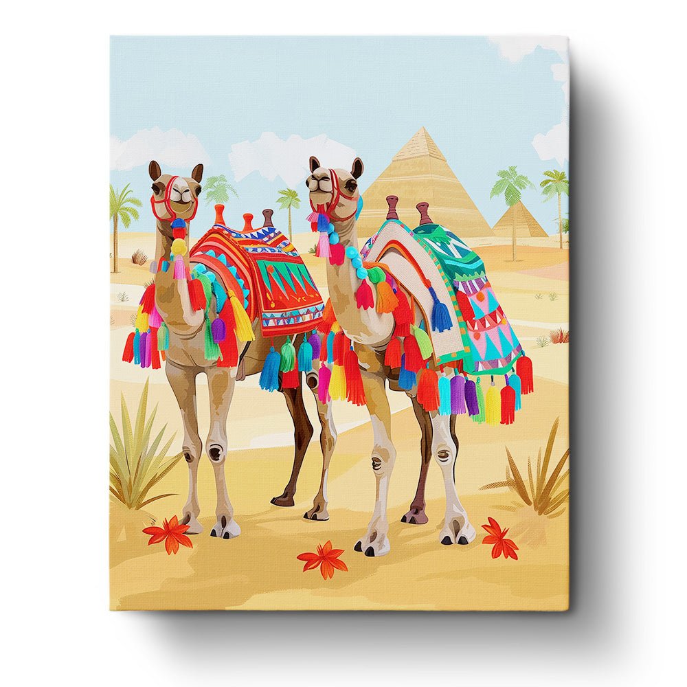 Egyptian Camel - Paint by Numbers Kit | Vacation Art Collection ...