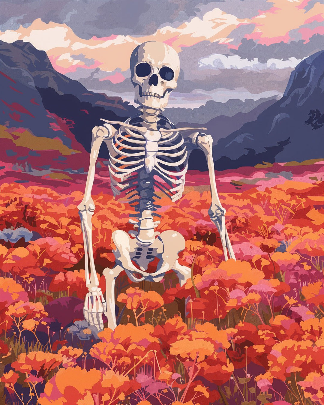 Discount Skeleton painting