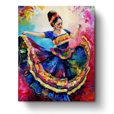 Mexican Folk Dance - miicreative - Paint by Numbers Fixed Kit - Pre-designed Kit