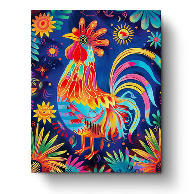 Mexican Rooster Alebrije - miicreative - Paint by Numbers Fixed Kit - Pre-designed Kit