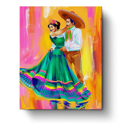 Mexican Traditional Dance - miicreative - Paint by Numbers Fixed Kit - Pre-designed Kit