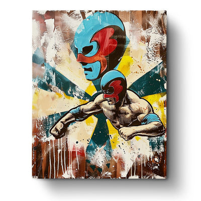 Mexican Wrestler - miicreative - Paint by Numbers Fixed Kit - Pre-designed Kit